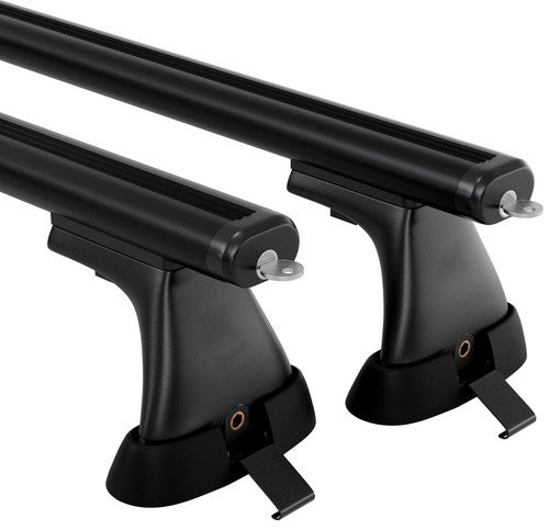 Black roof rack bars m0kb - black,